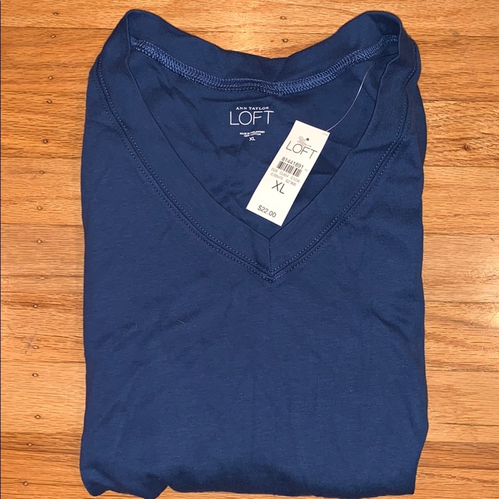 Ann Taylor LOFT Cotton Long Sleeve